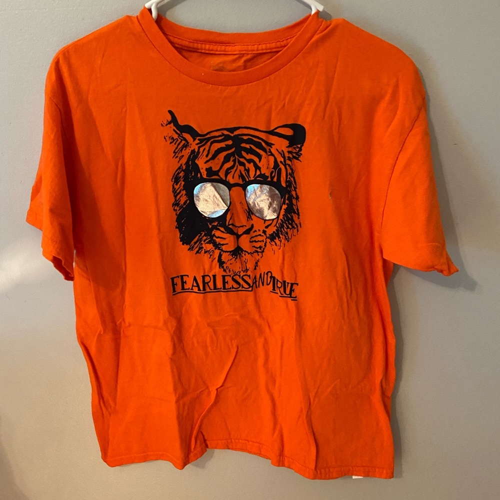 Orange Tiger “Fearless and True” Tee